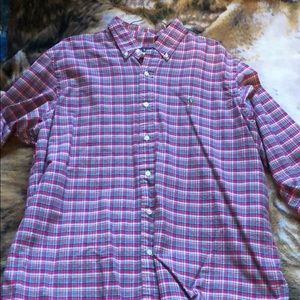 Polo plaid button up